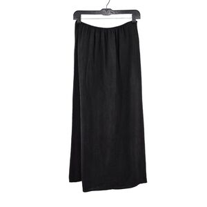Bodil Women's Rayon Classic A-line Solid Maxi Skirt - M